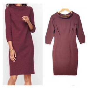 Talbots Cowl Neck Shift Dress